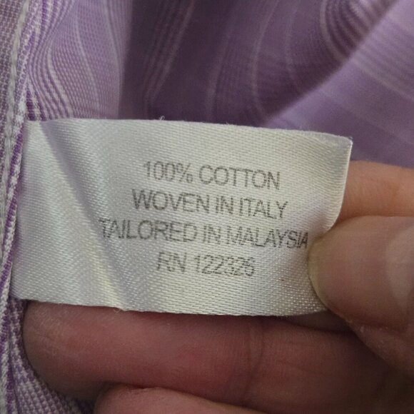 J. Hilburn By Tessitura Monti Custom Made Dress Shirts Lot Of 2 See Measurement - Picture 15 of 15